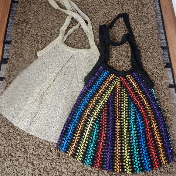 crochet purses, lot of 2 - Picture 1 of 5